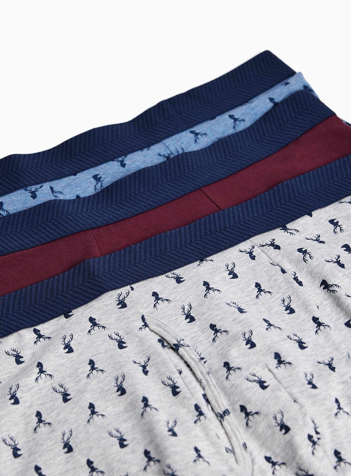 Multi Cotton-Rich Trunks 3-Pack  M - Image 3 thumbnail